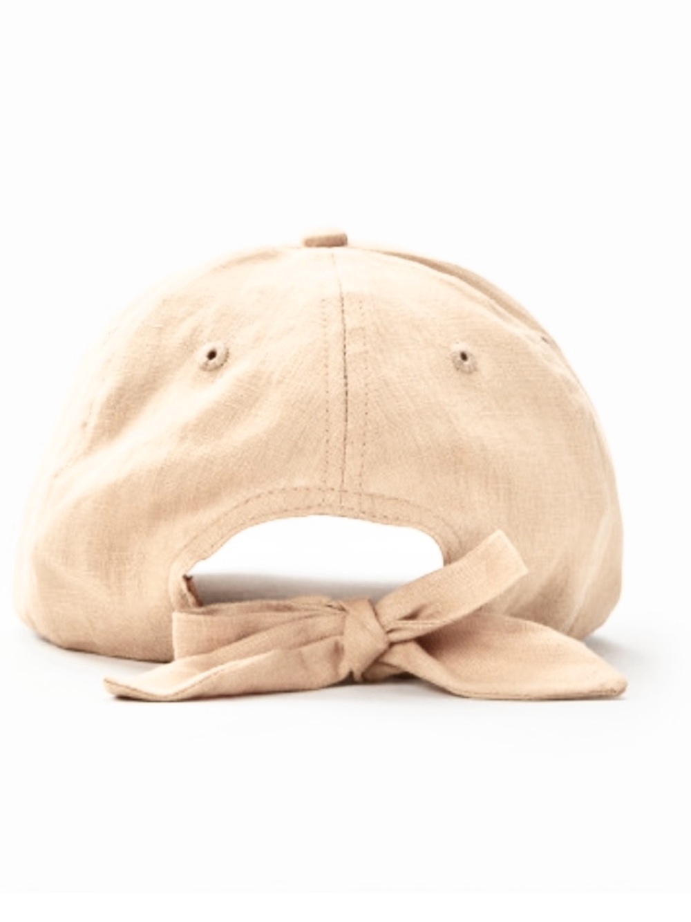 Rip Curl hemp tie back hat in Cream